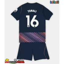 Camisa de Futebol Tottenham Hotspur Sandro Tonali #16 Equipamento Secundário Infantil 2026-27 Manga Curta (+ Calças curtas)